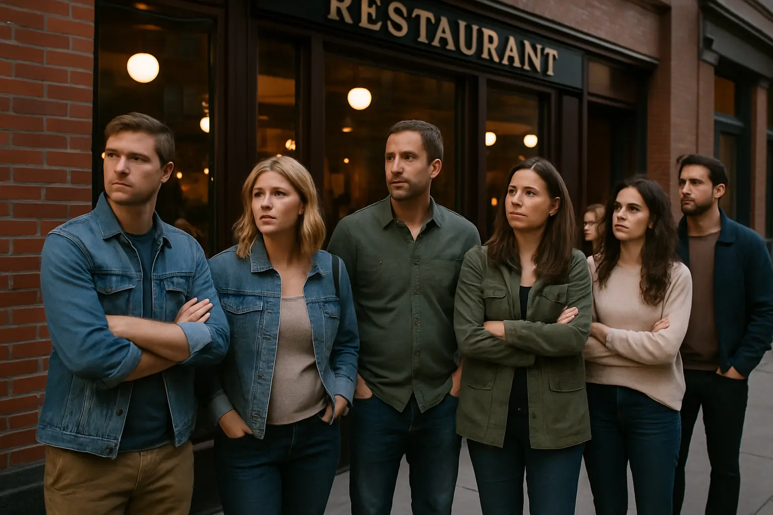 Guest joining restaurant waitlist online